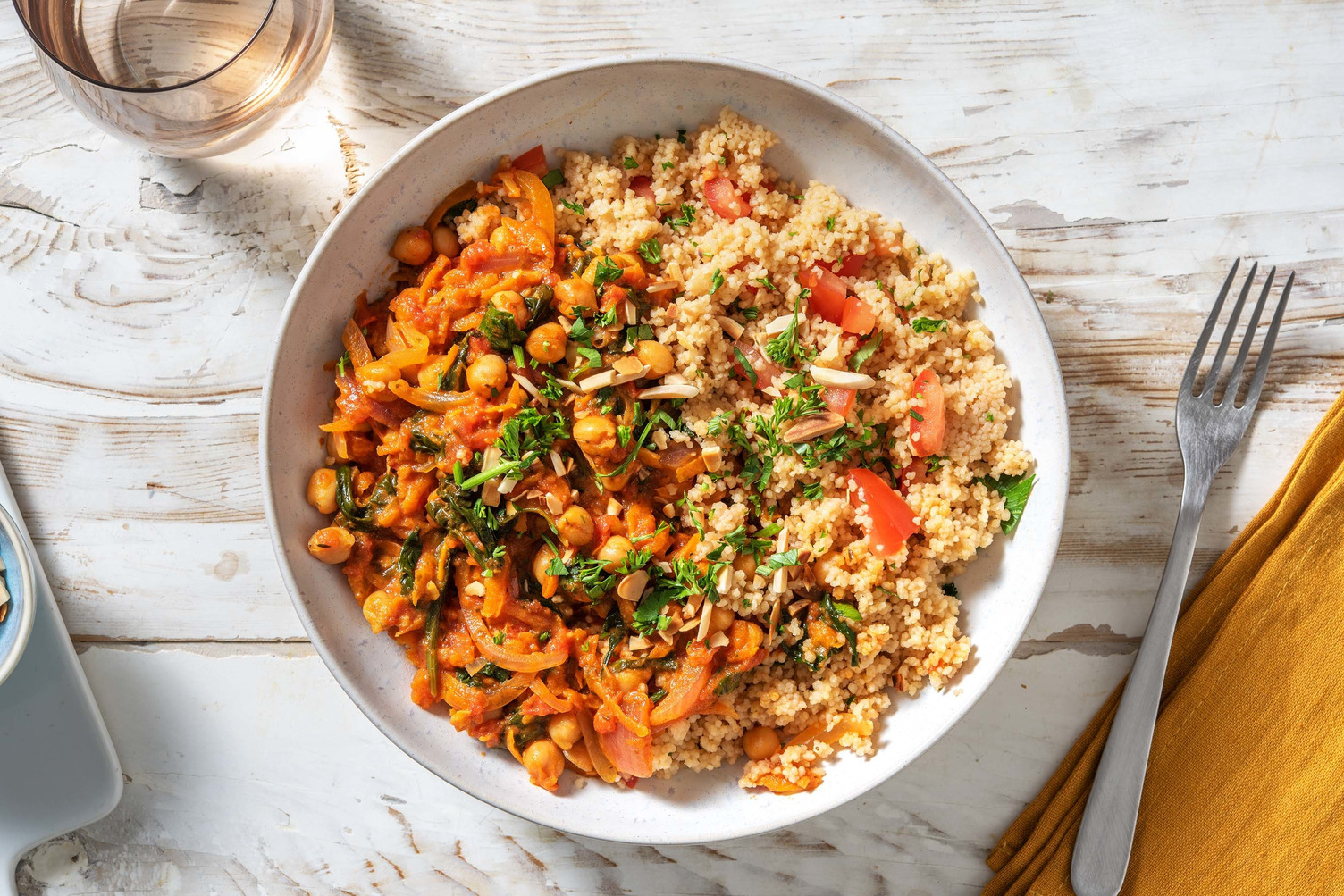 Krämiga marockanska kikärtor 