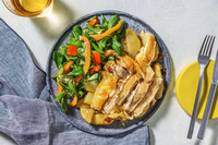 Tartiflette met camembert en spekreepjes