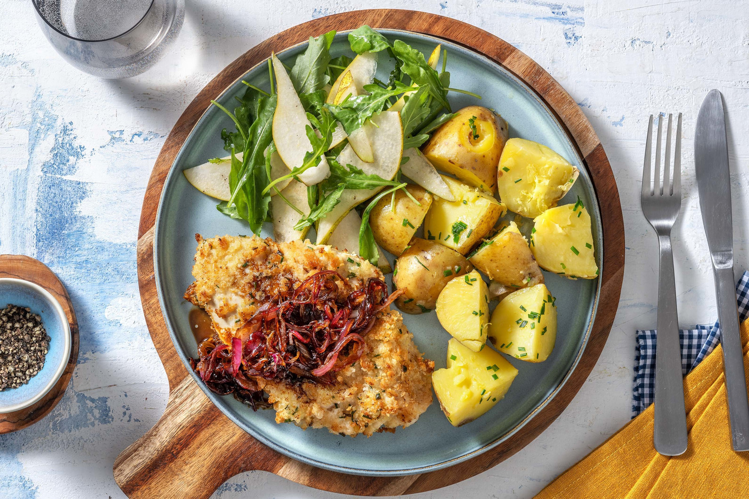 Vitlökspanerad kyckling