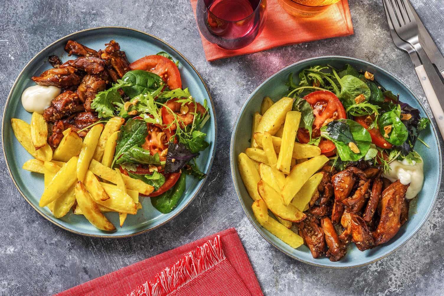 Honning- og sojamarineret kylling