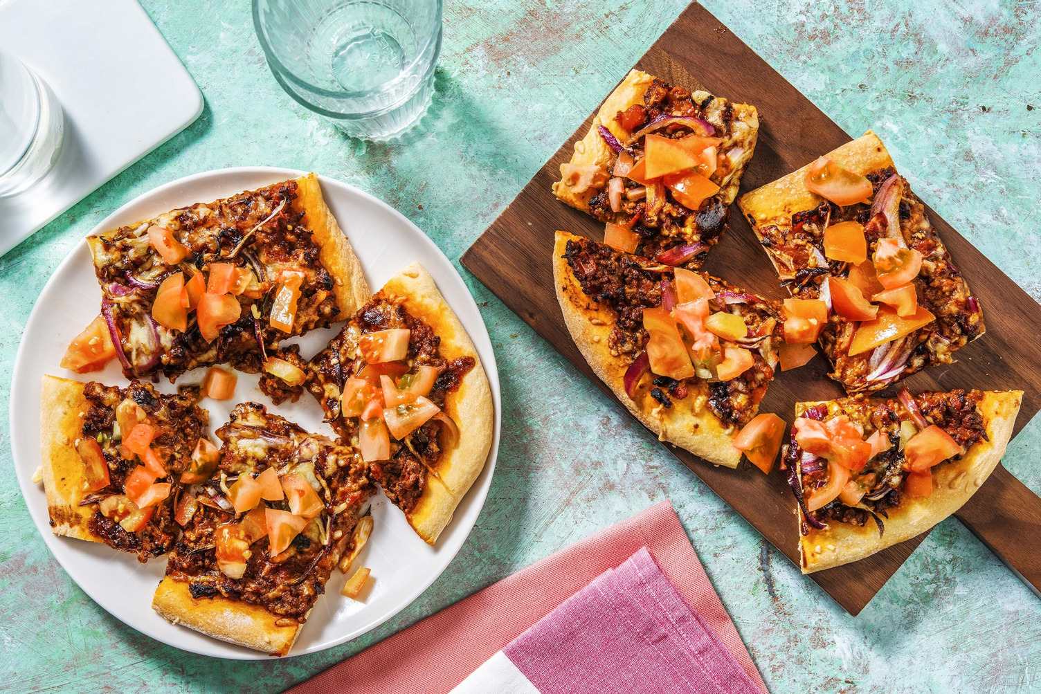 Amerikansk kjøttdeigpizza