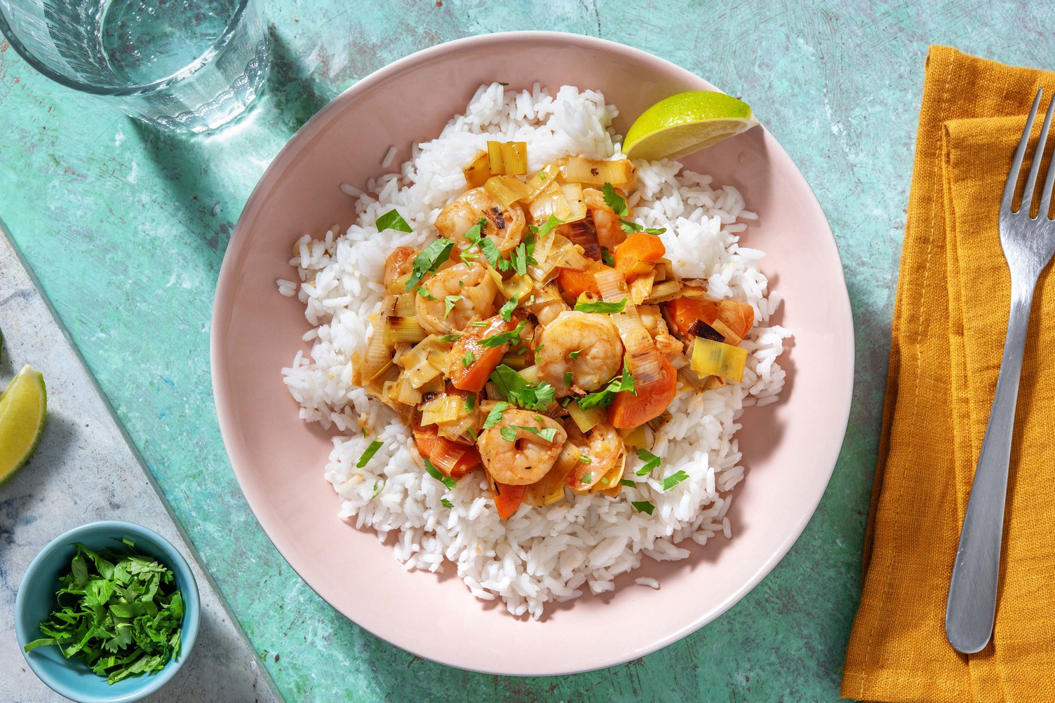 Curry de crevettes au vadouvan