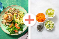 BE: Vegetarische vol-au-vent met champignons / NL: Vegetarische ragout met champignons