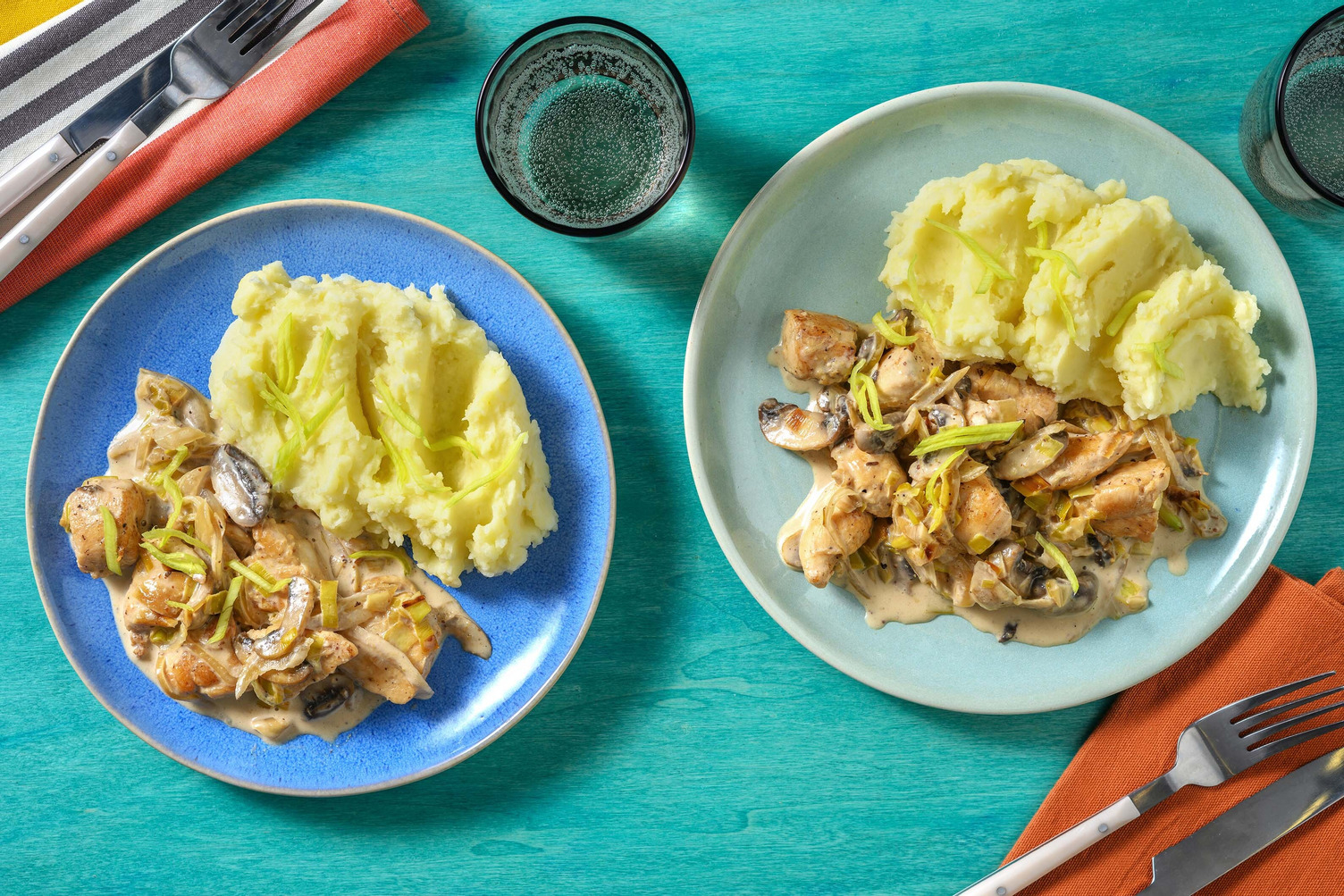 Kyckling och potatismos