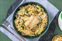 Champignonrisotto van orzo met kabeljauwfilet als extra