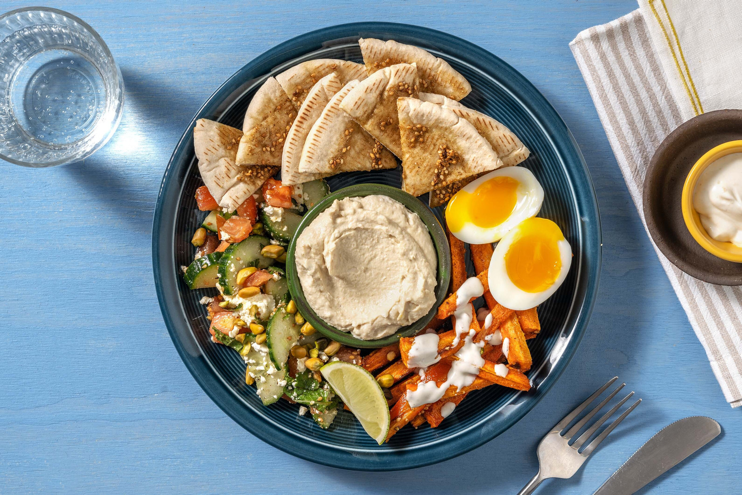 Man'ouché libanais & houmous