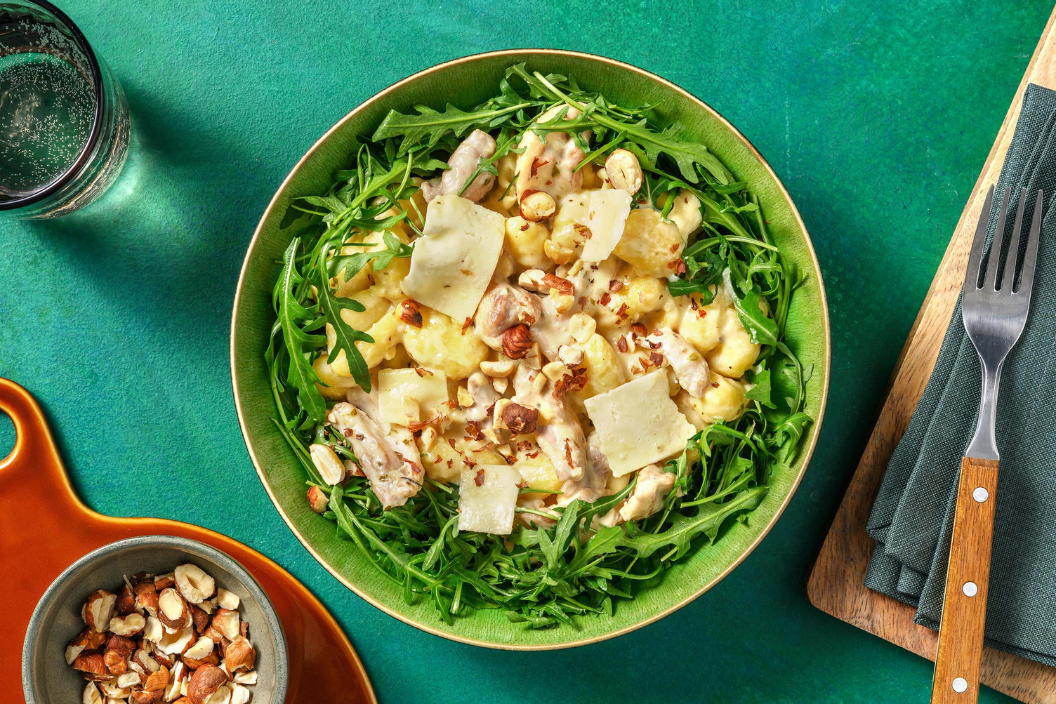 Gnocchi à la dinde, crème et provolone AOP