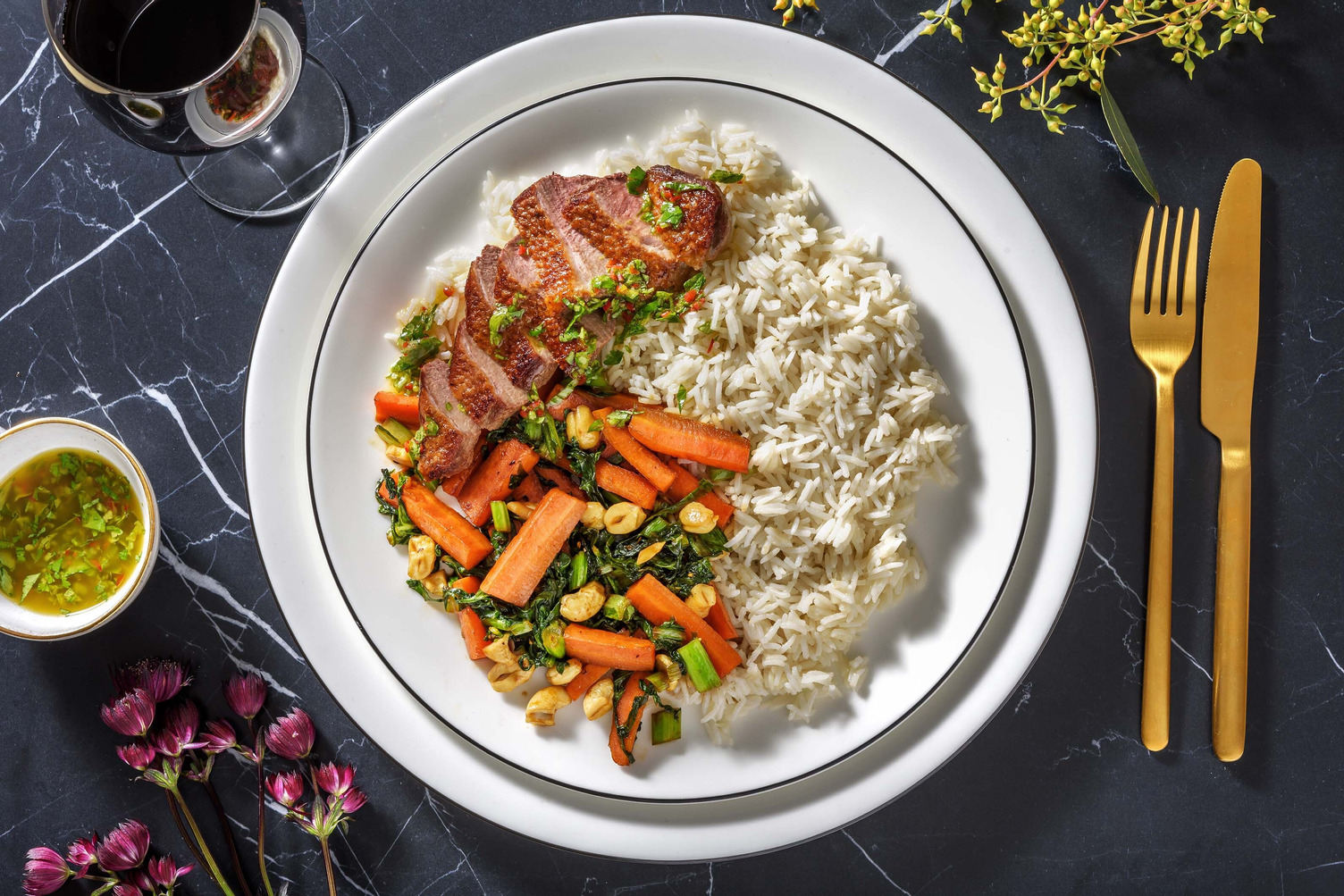 Asiatisk inspireret andebryst 