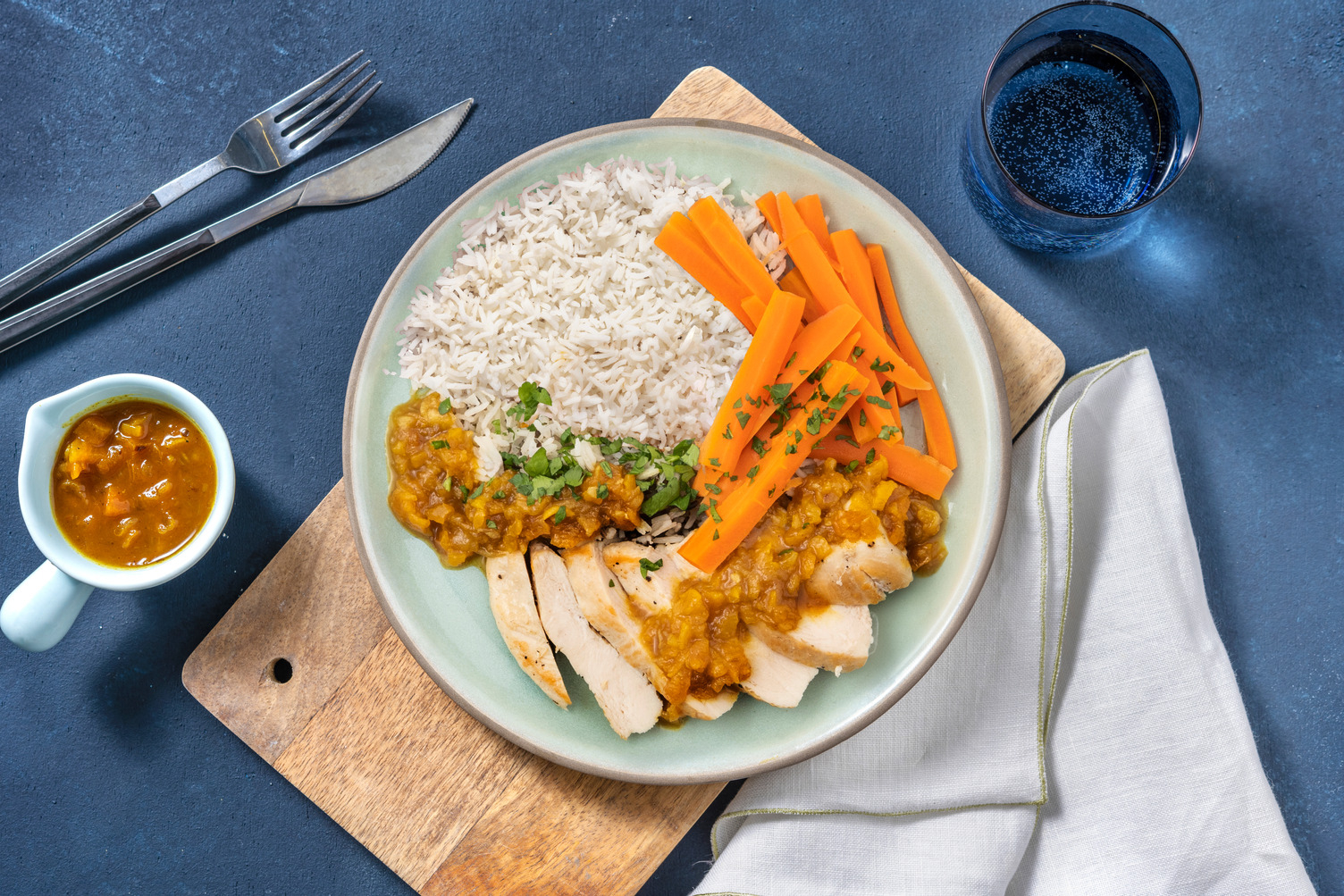 Pouletbrustfilet mit Aprikosen-Chutney