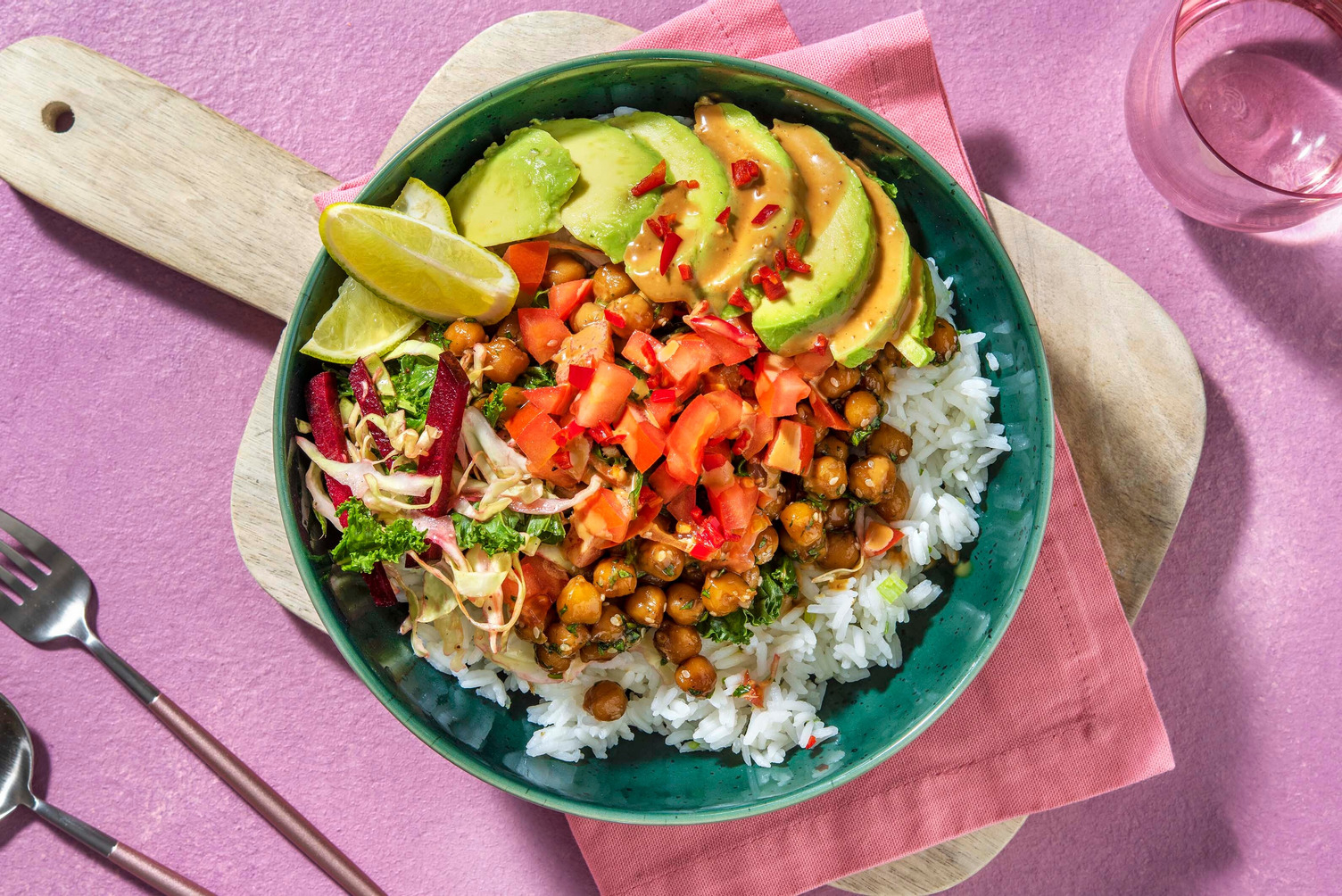 Asiatisk vegetarbowl 