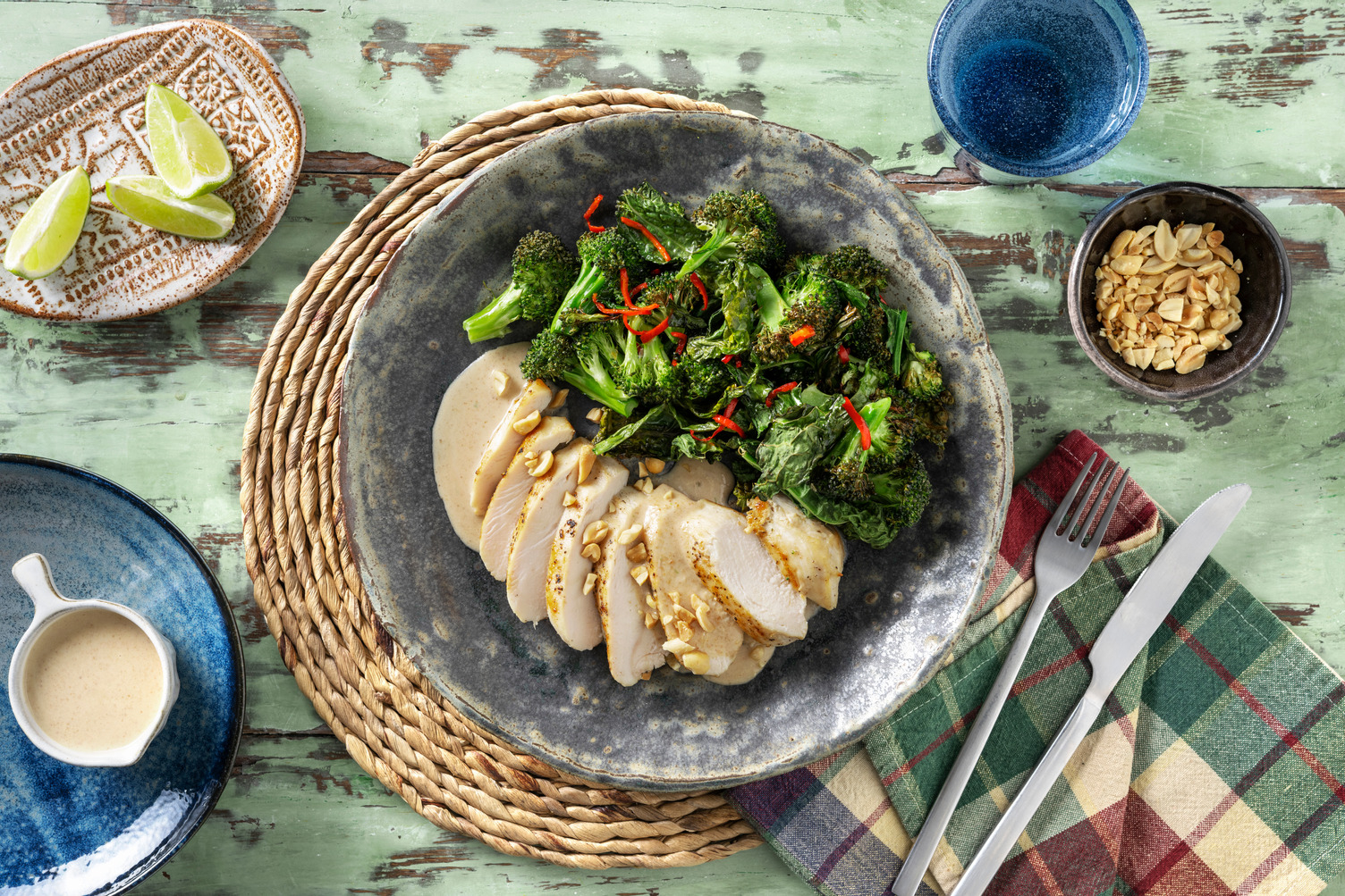 Chicken Breast with Peanut & Lime Sauce