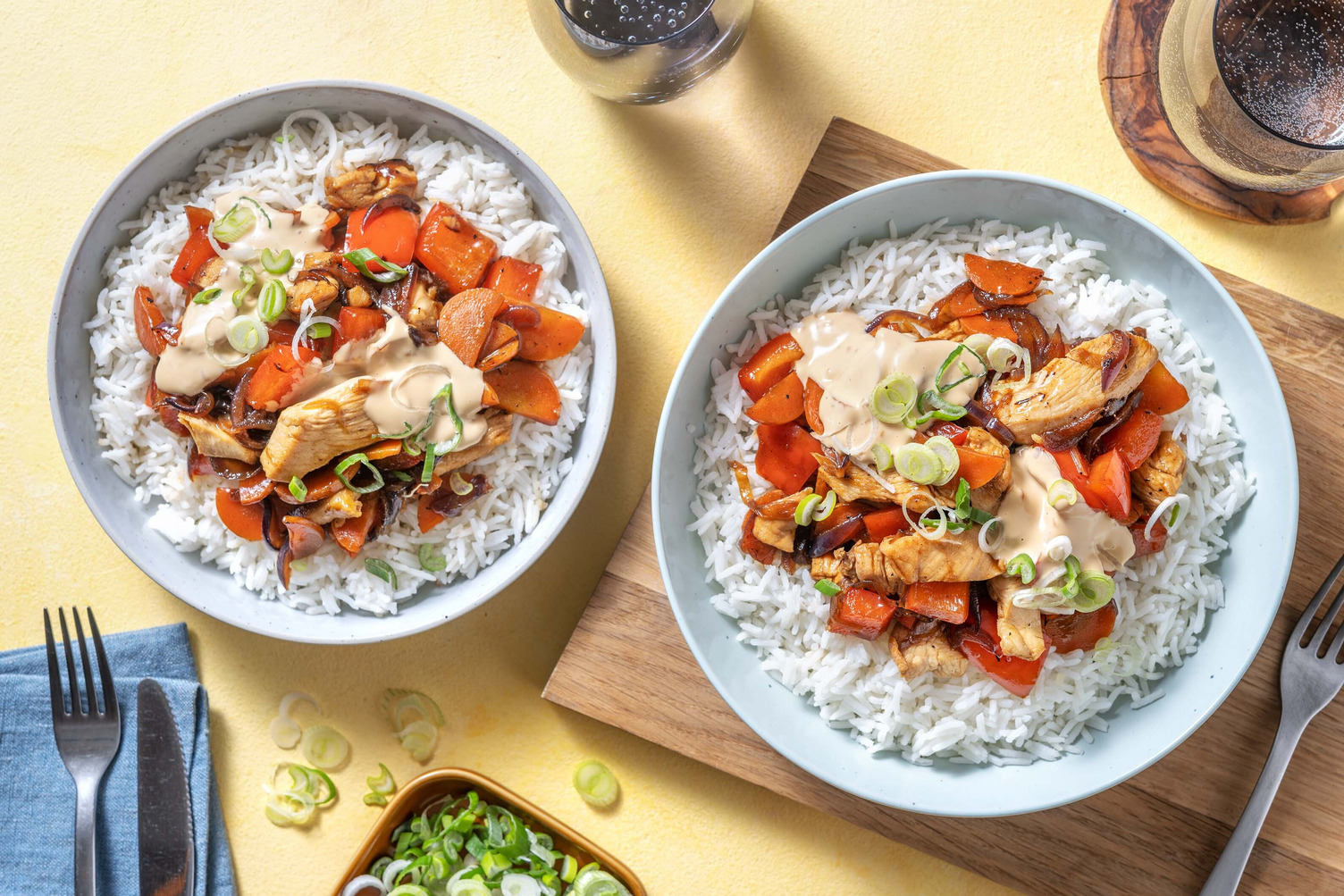 Asiatisk kycklingbowl