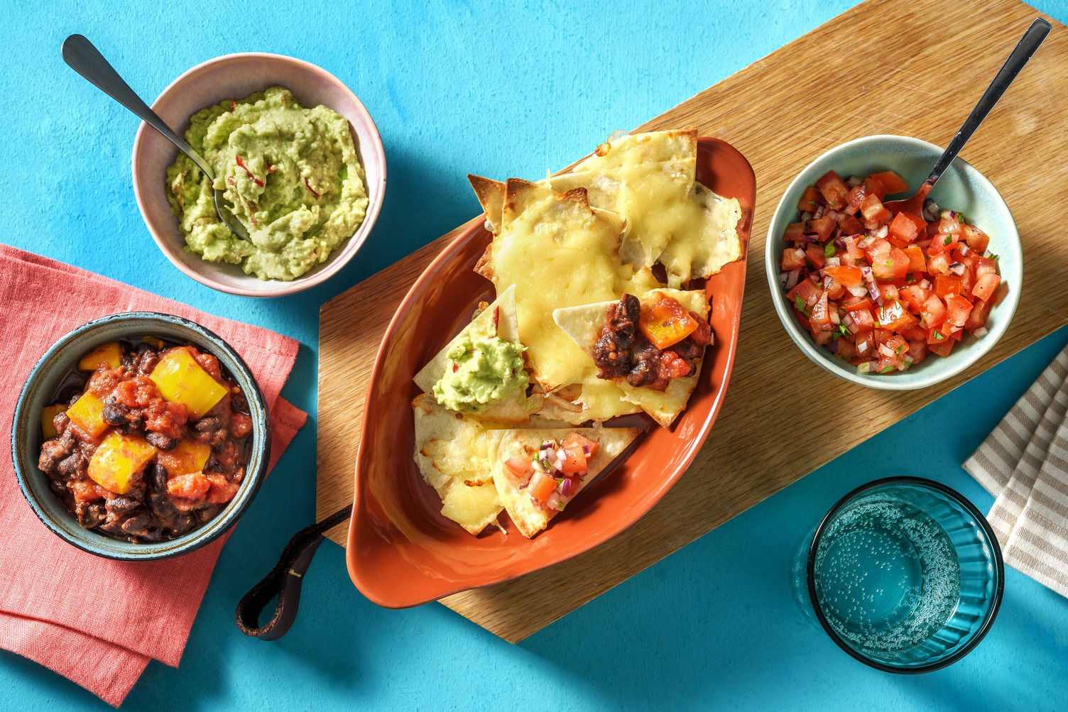 Hemlagade tortillachips