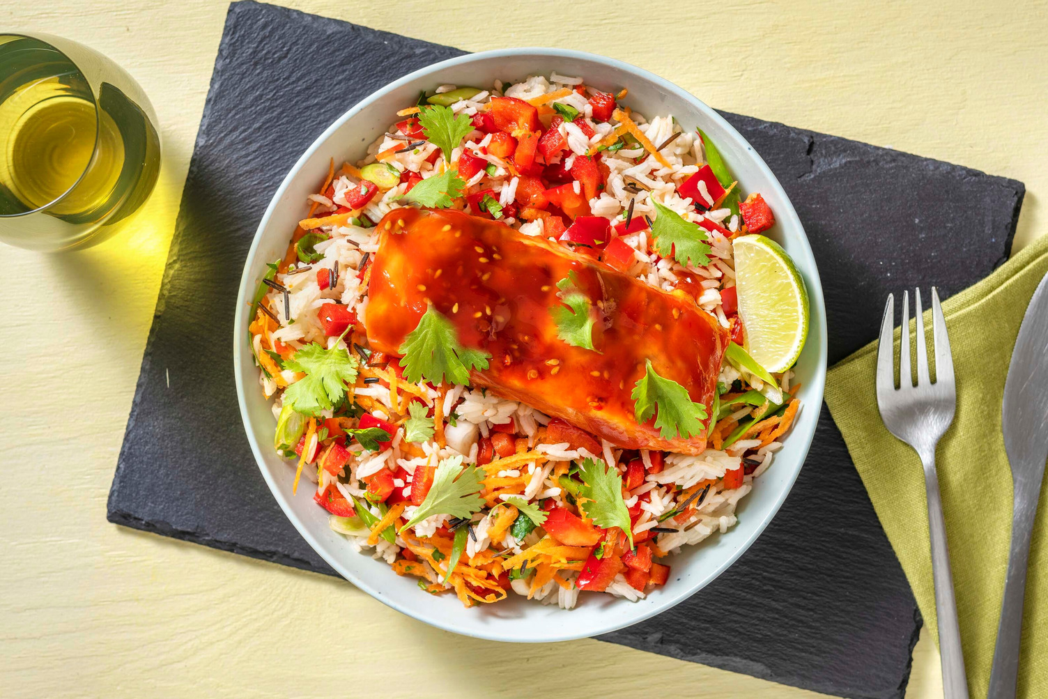 Asiatisk glaseret laks