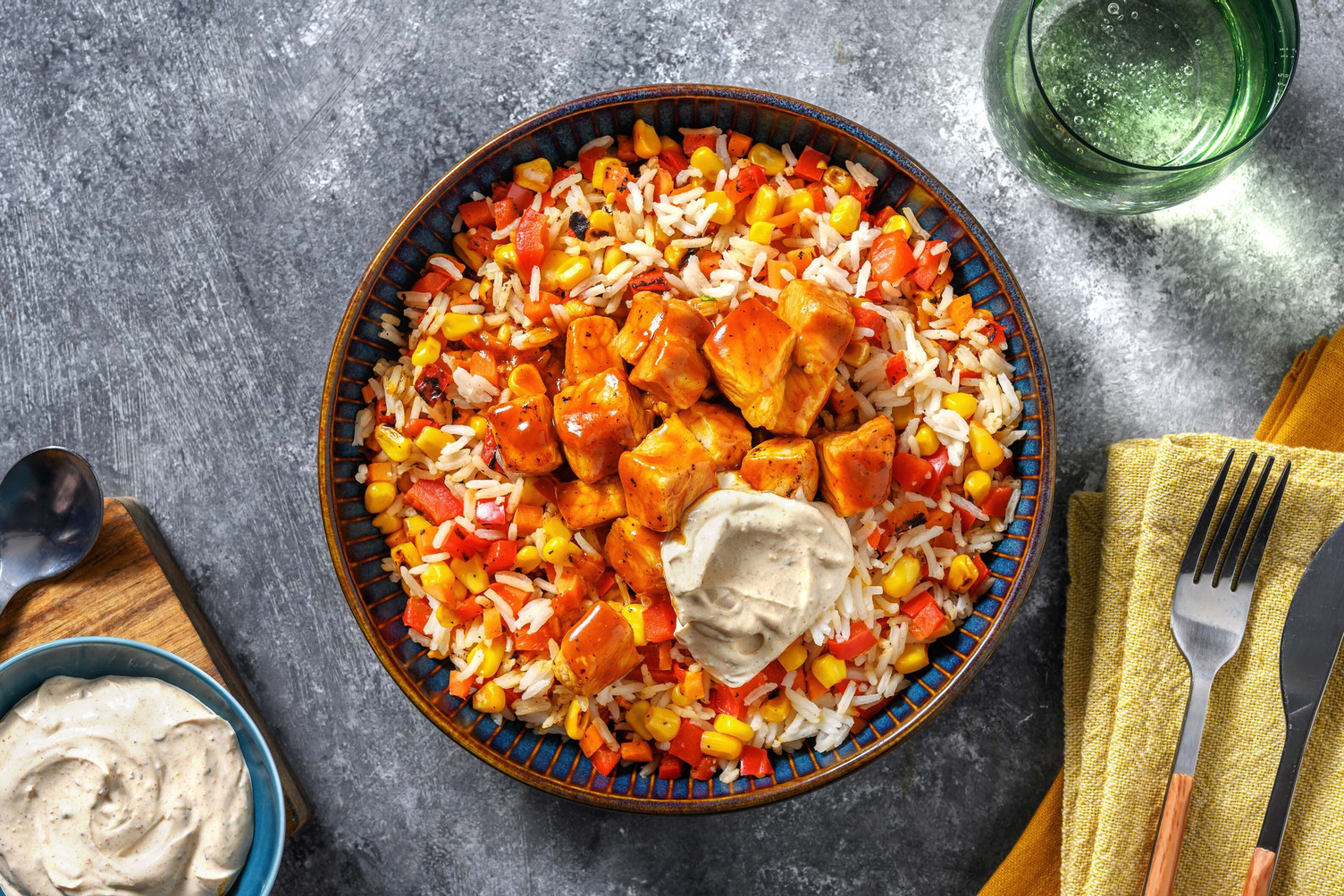 BBQ-marineret svinekød