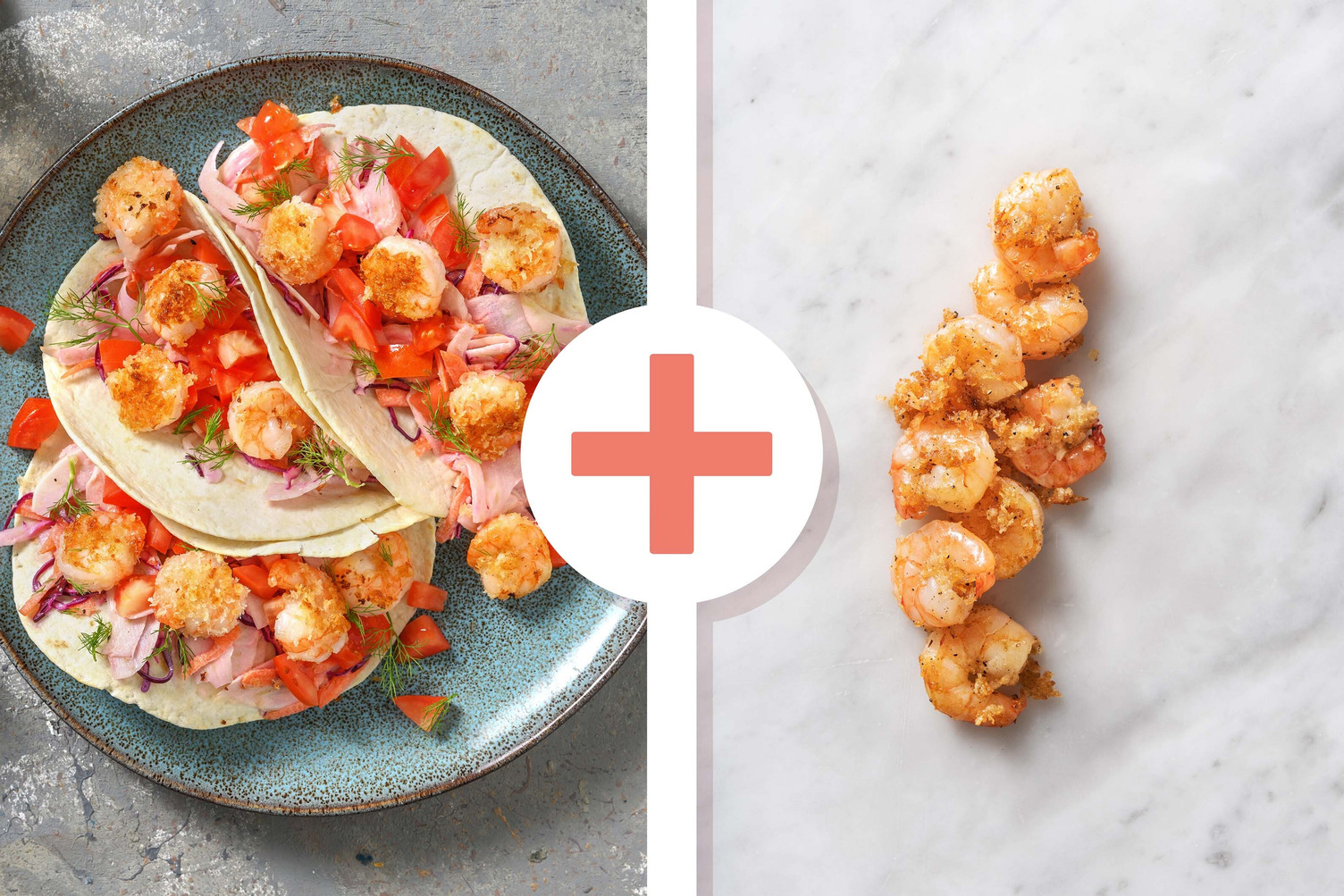 Double protein - Mini-tortilla's met dubbele portie garnalen