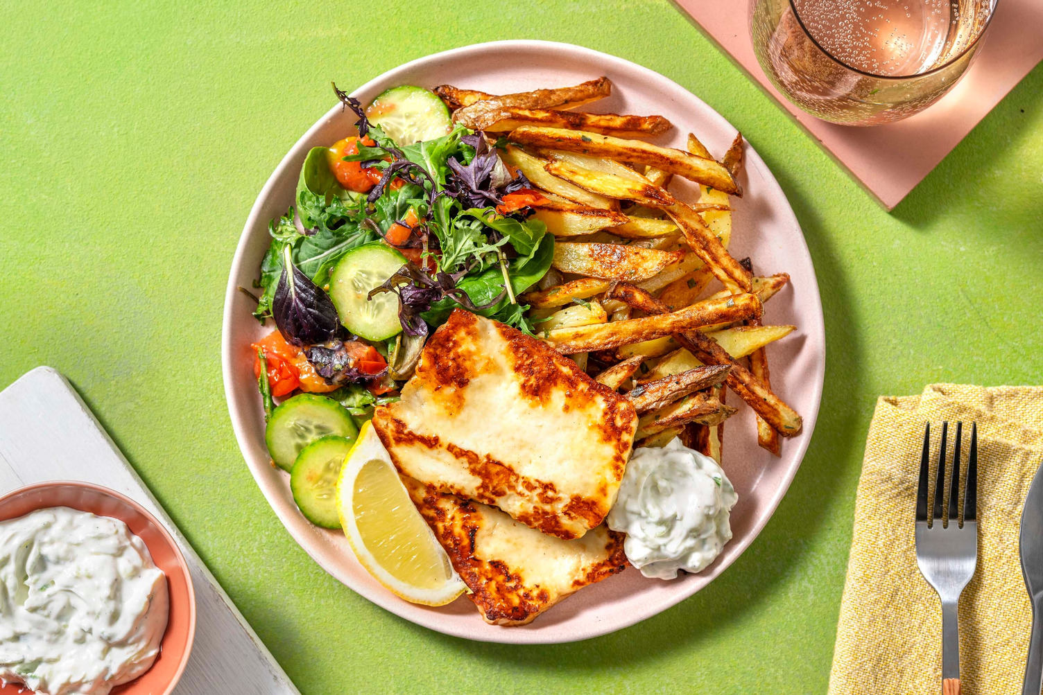 Honungsstekt halloumi