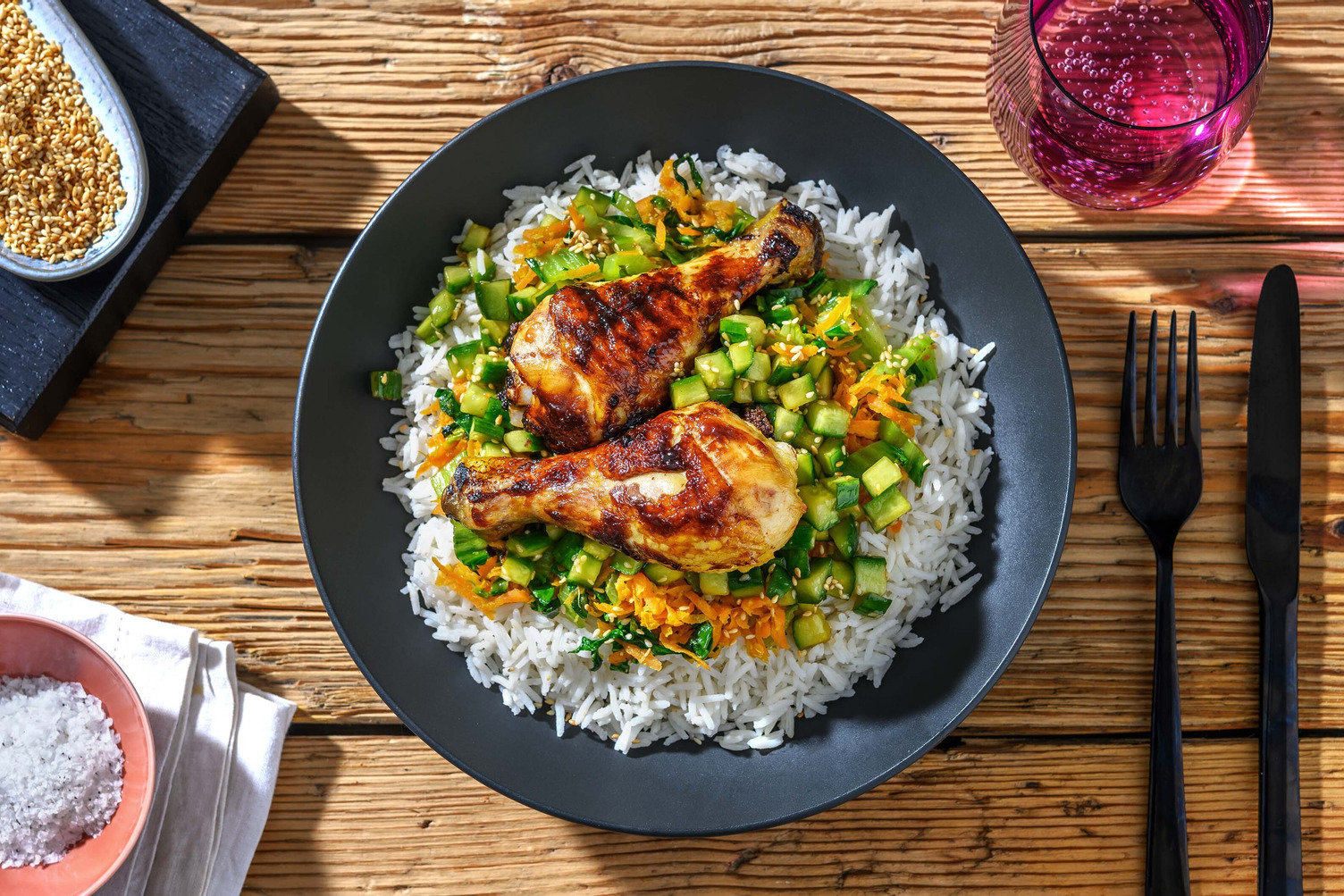 Grillade kycklingklubbor