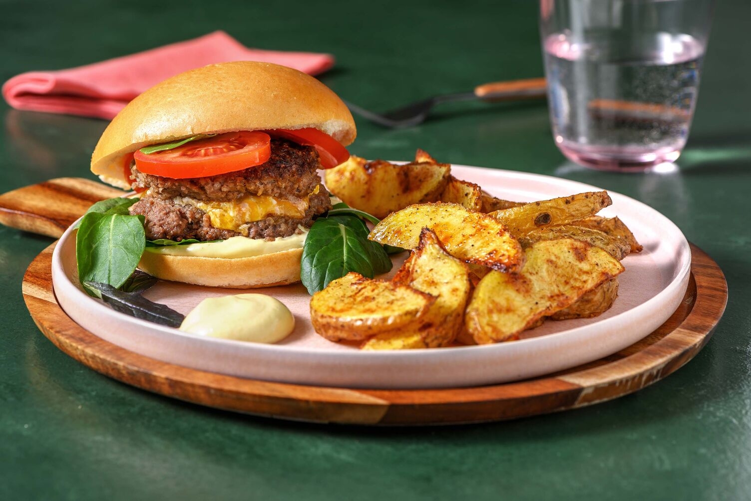 Cheesy Stuffed Impossible® Burger Patties Burgers