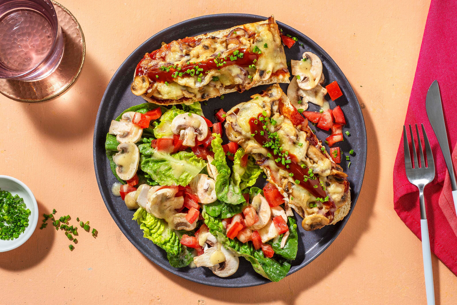Zapiekanka polonaise aux champignons