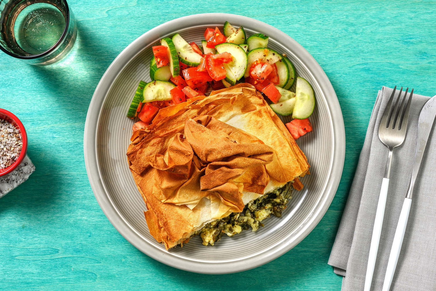 Spanakopita : friand grec aux épinards & fromage