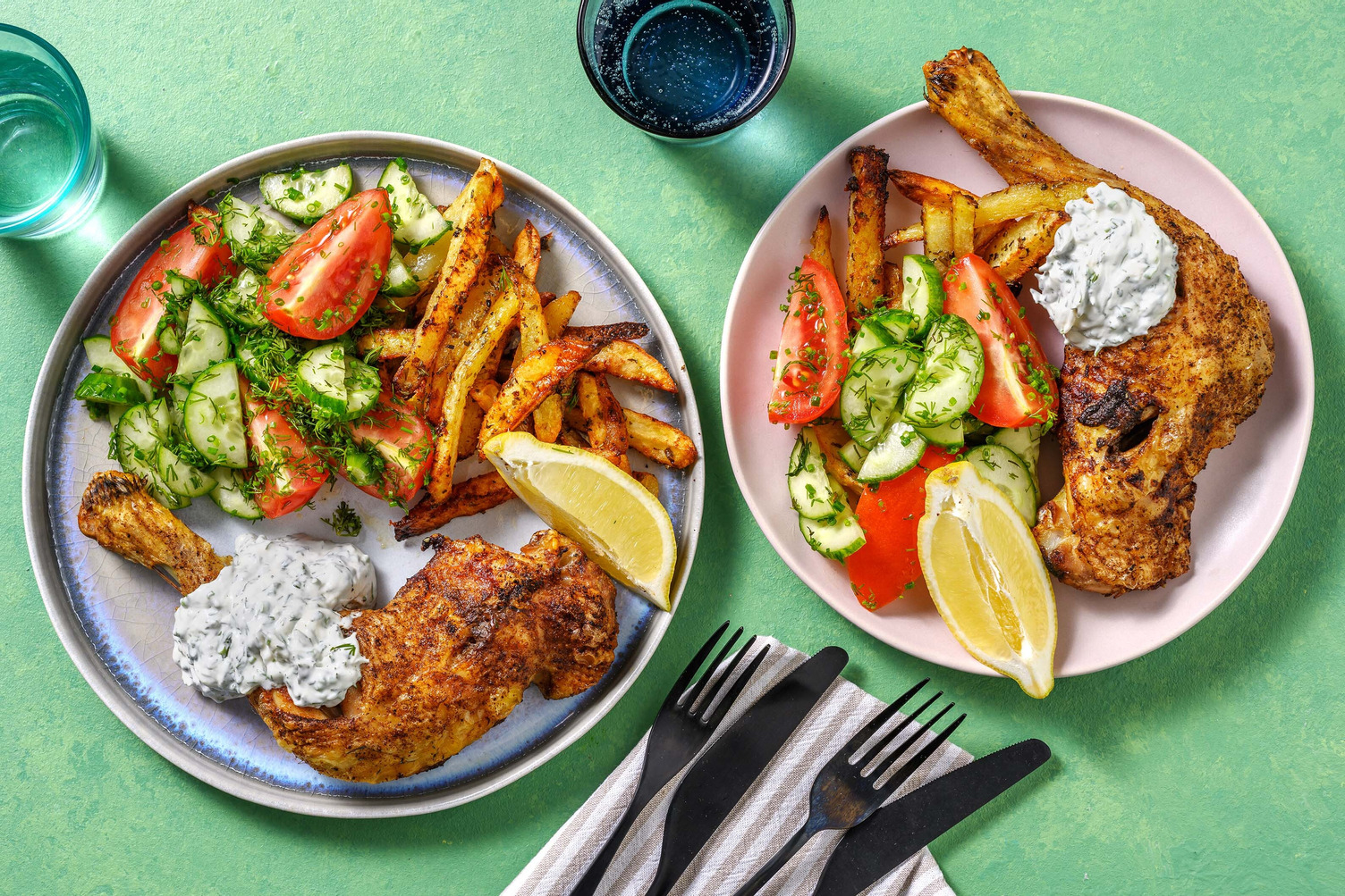 Cuisse de poulet BBQ & sauce ranch