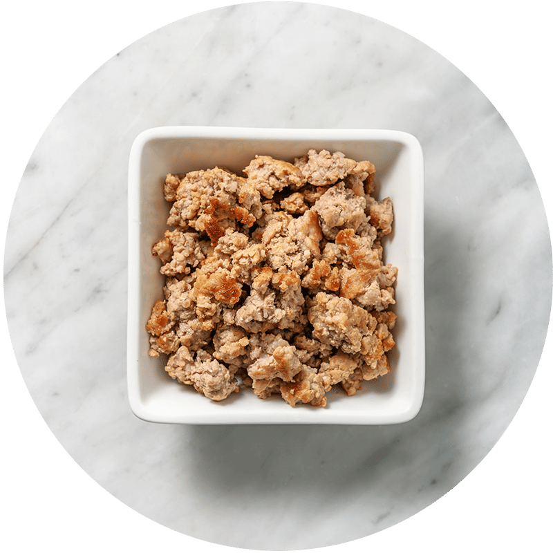 Kip-kalkoengehakt als extra