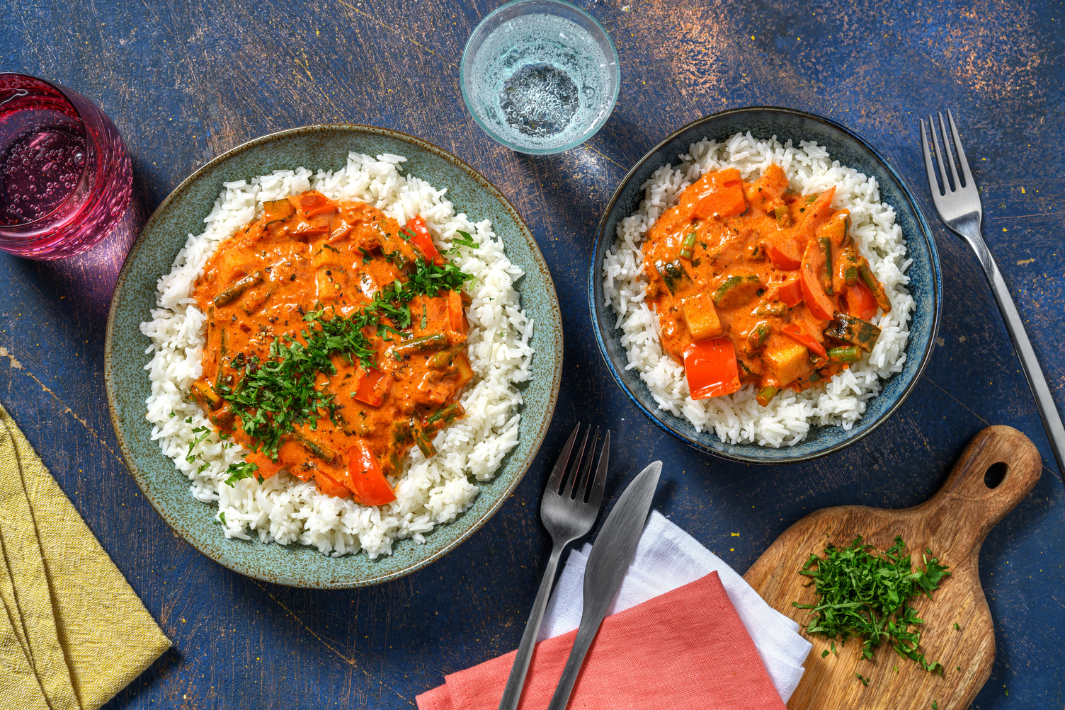 Chicken Breast Tikka Masala and Basmati Rice