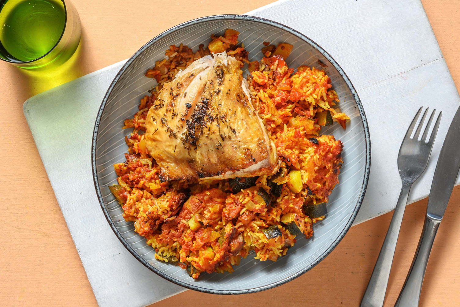 One pot de cuisse de poulet façon cari