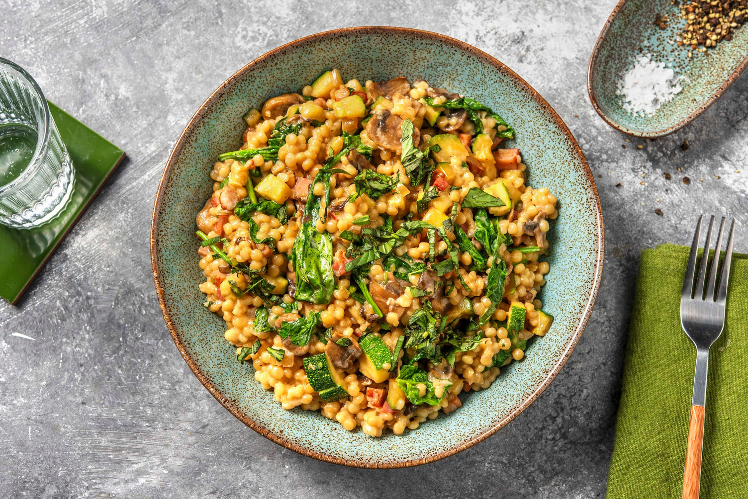 Krämig pärlcouscous