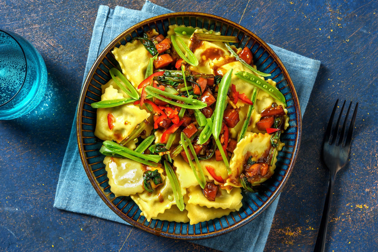 Japansk inspireret ravioli