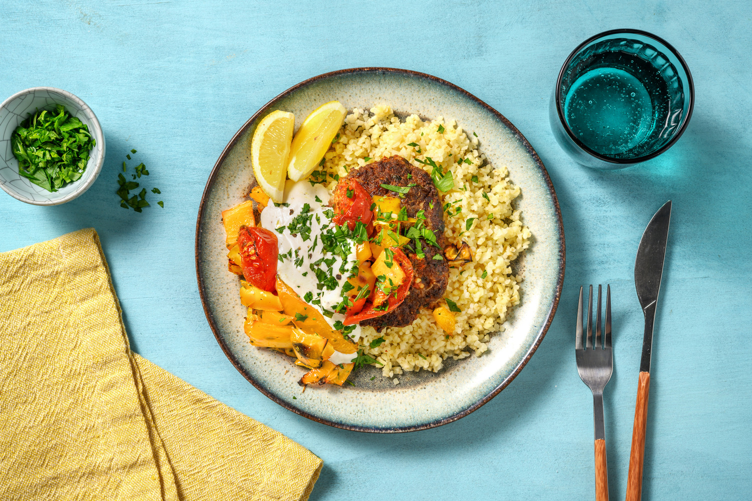 Medelhavs-inspirerade biffar