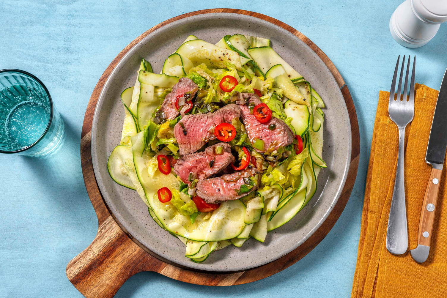 Manzo con vinaigrette di senape e miele 