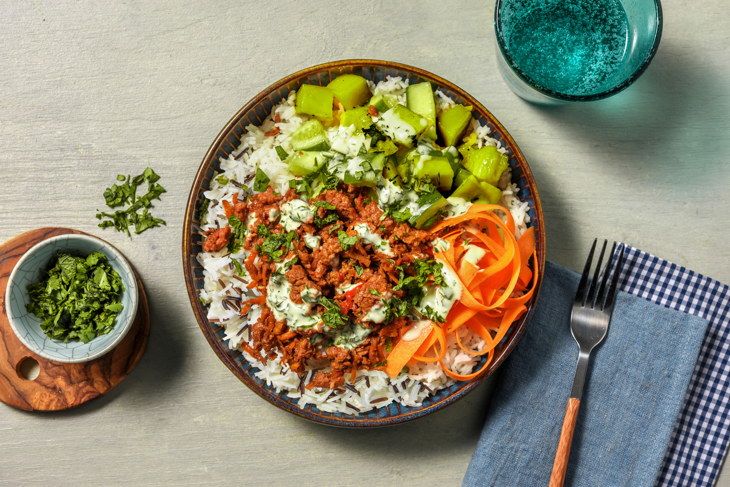 Vietnamesisk vegofärsbowl