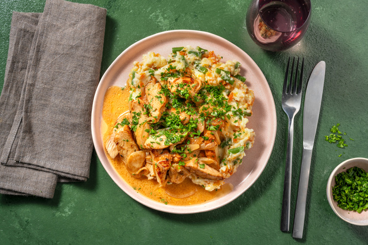 Creamy Paprika Prawns