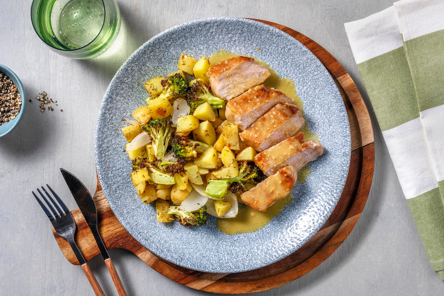 Lonza tenera all'anglosassone 