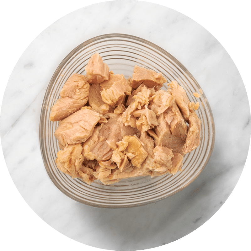 Tonijn in water als extra