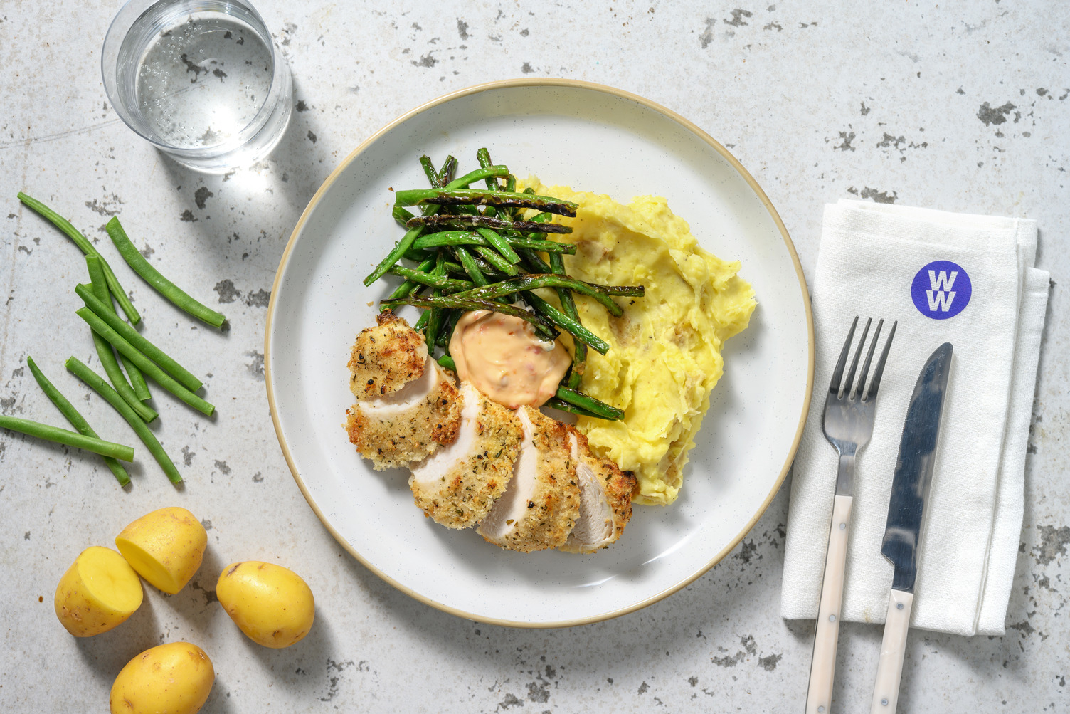 Oregano Crumbed Chicken // Oregano Crumbed Chicken with Bacon Lardons
