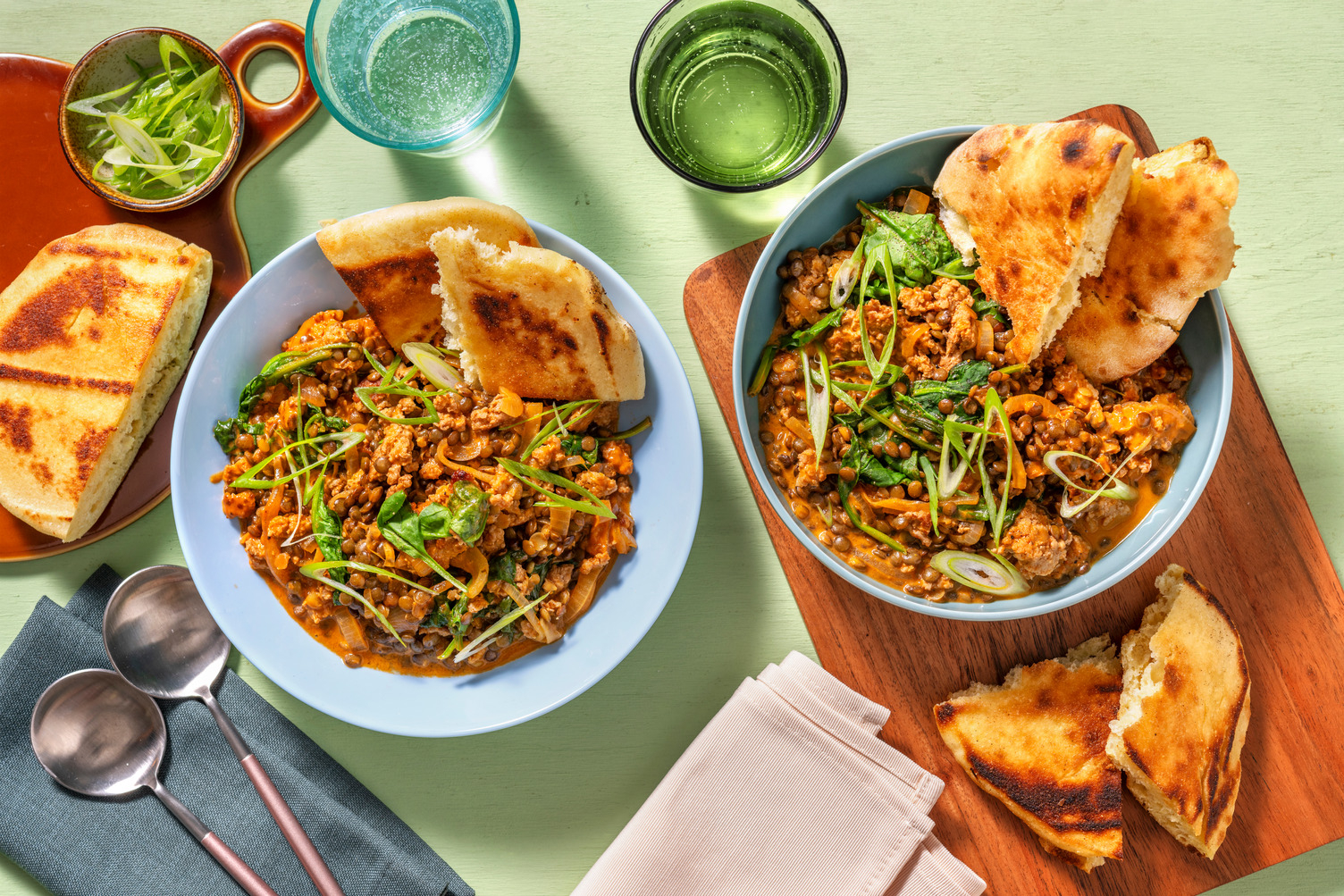 Pasanda Style Pork, Ginger and Lentil Curry