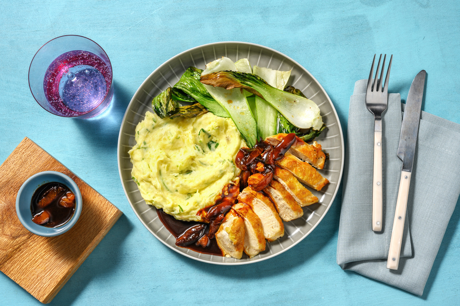 Roasted Chicken Breast in Plum Hoisin Sauce