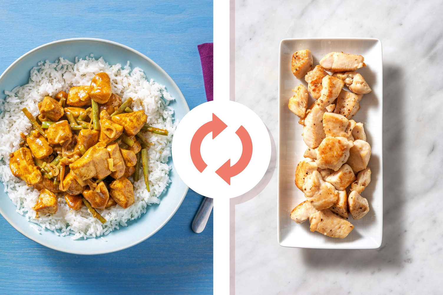 Diced Chicken Breast Korma Style Curry