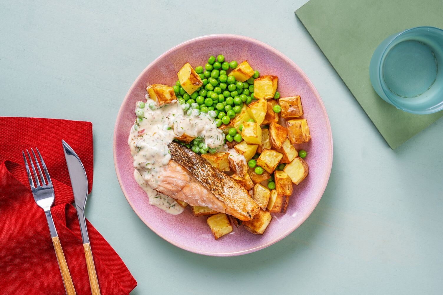 Creamy Lemon and Dill Haddock