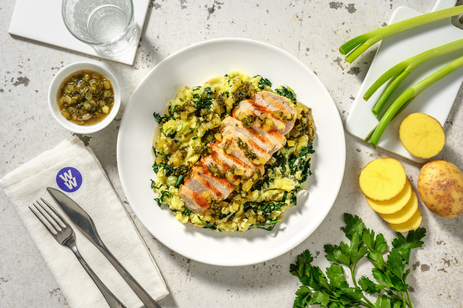 Pork Steaks and Apple & Sage Glaze