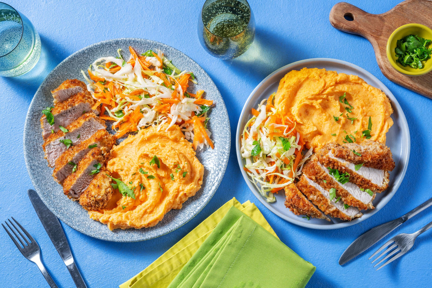 Cajunpanerad fläskkotlett