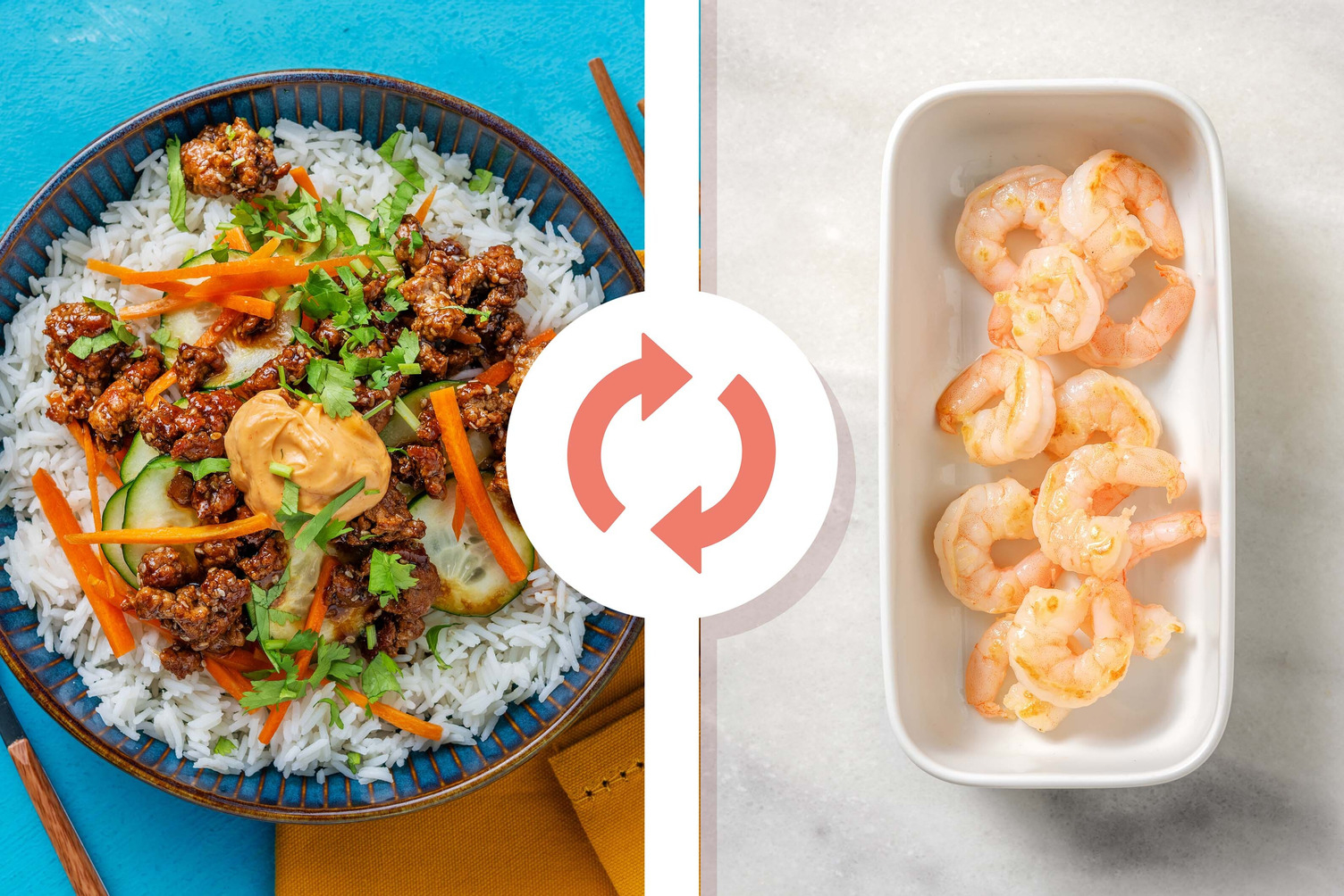 Riso Jasmine e gamberi stile Banh-Mi