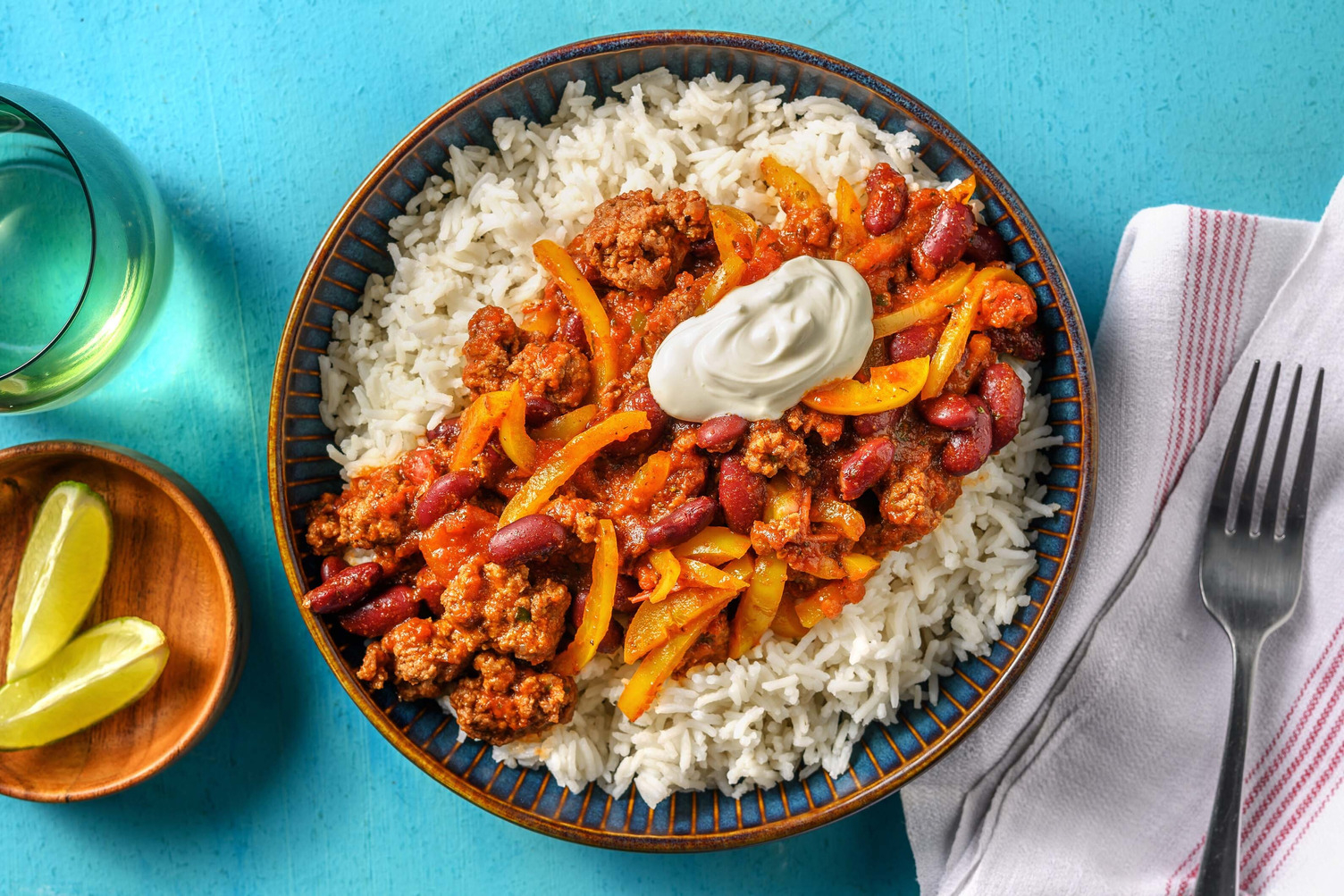 Snabb chili med nötfärs