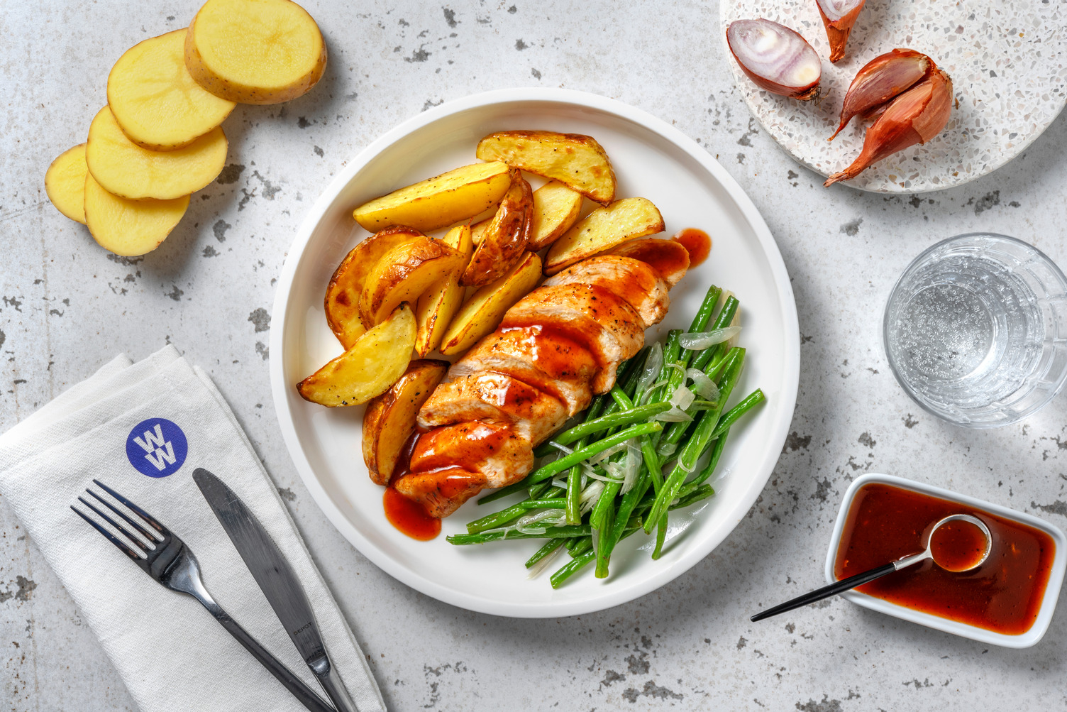 Speedy BBQ Chicken // Speedy BBQ Chicken with Diced Chorizo