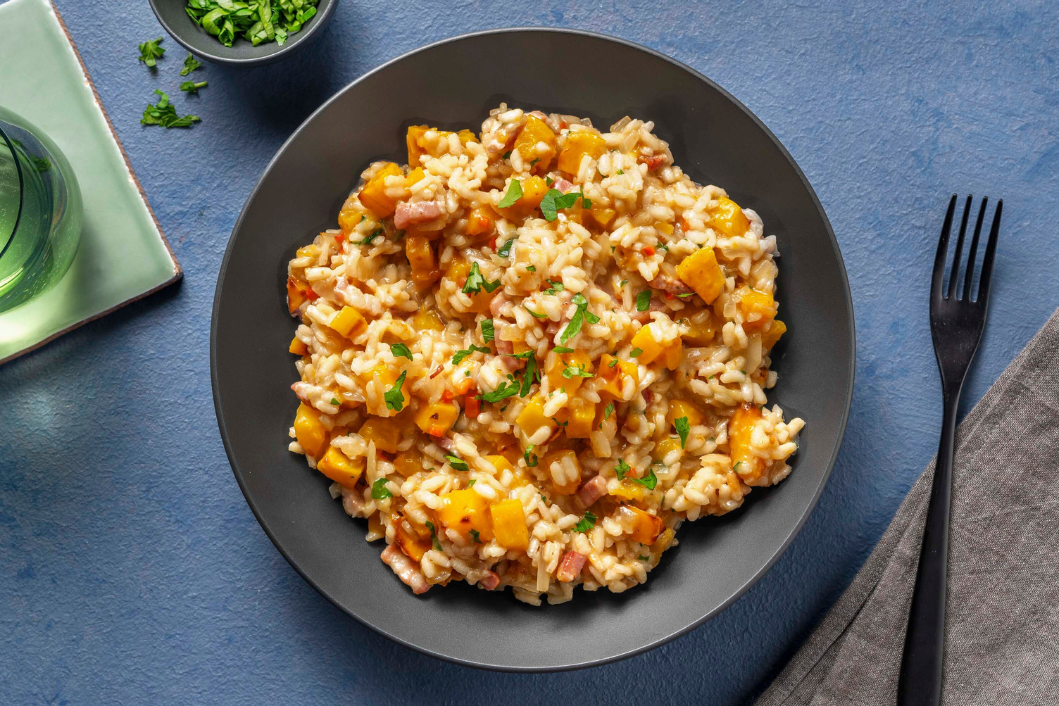 Bacon and Butternut Risotto