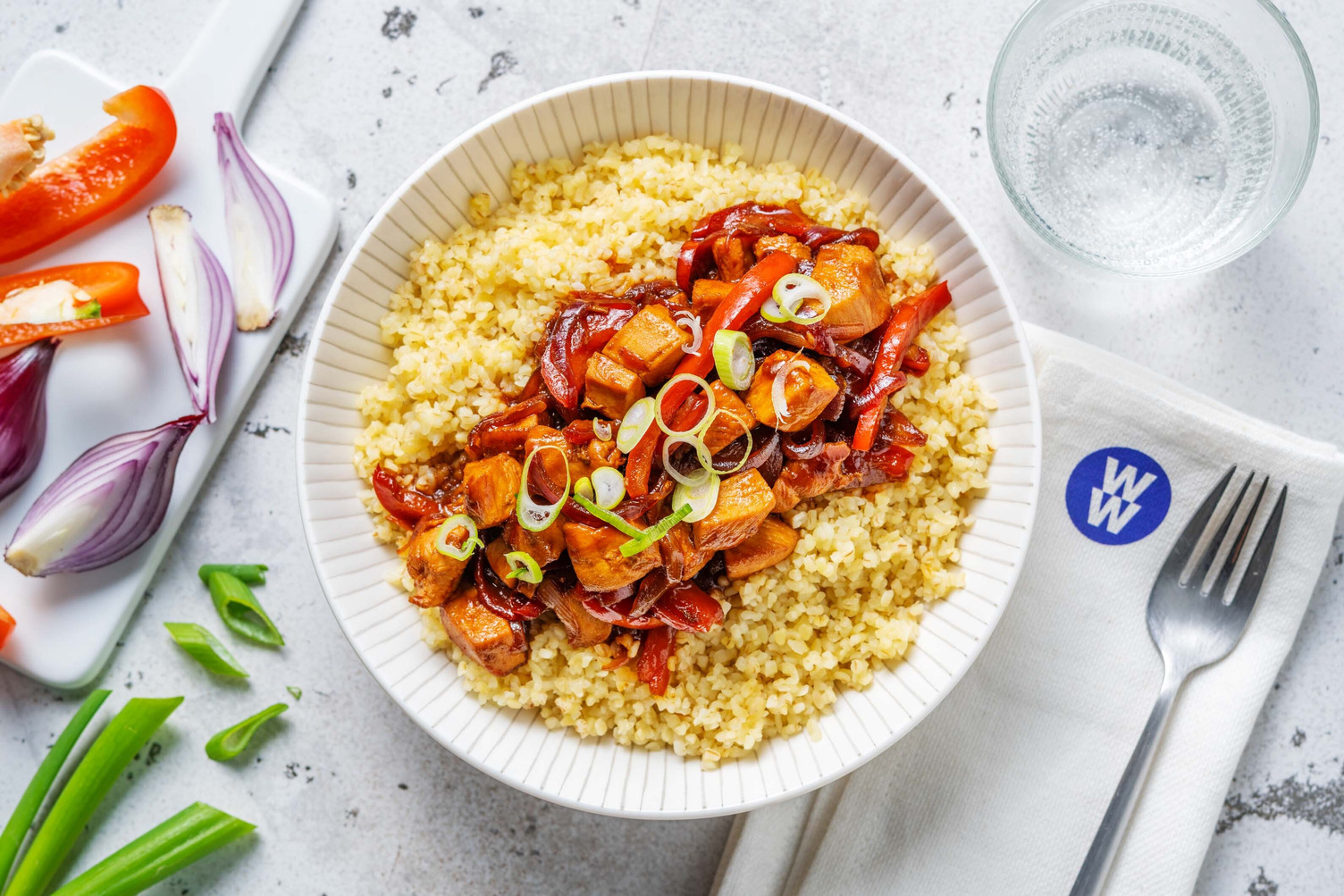 Glazed Chicken and Pepper Stir-Fry