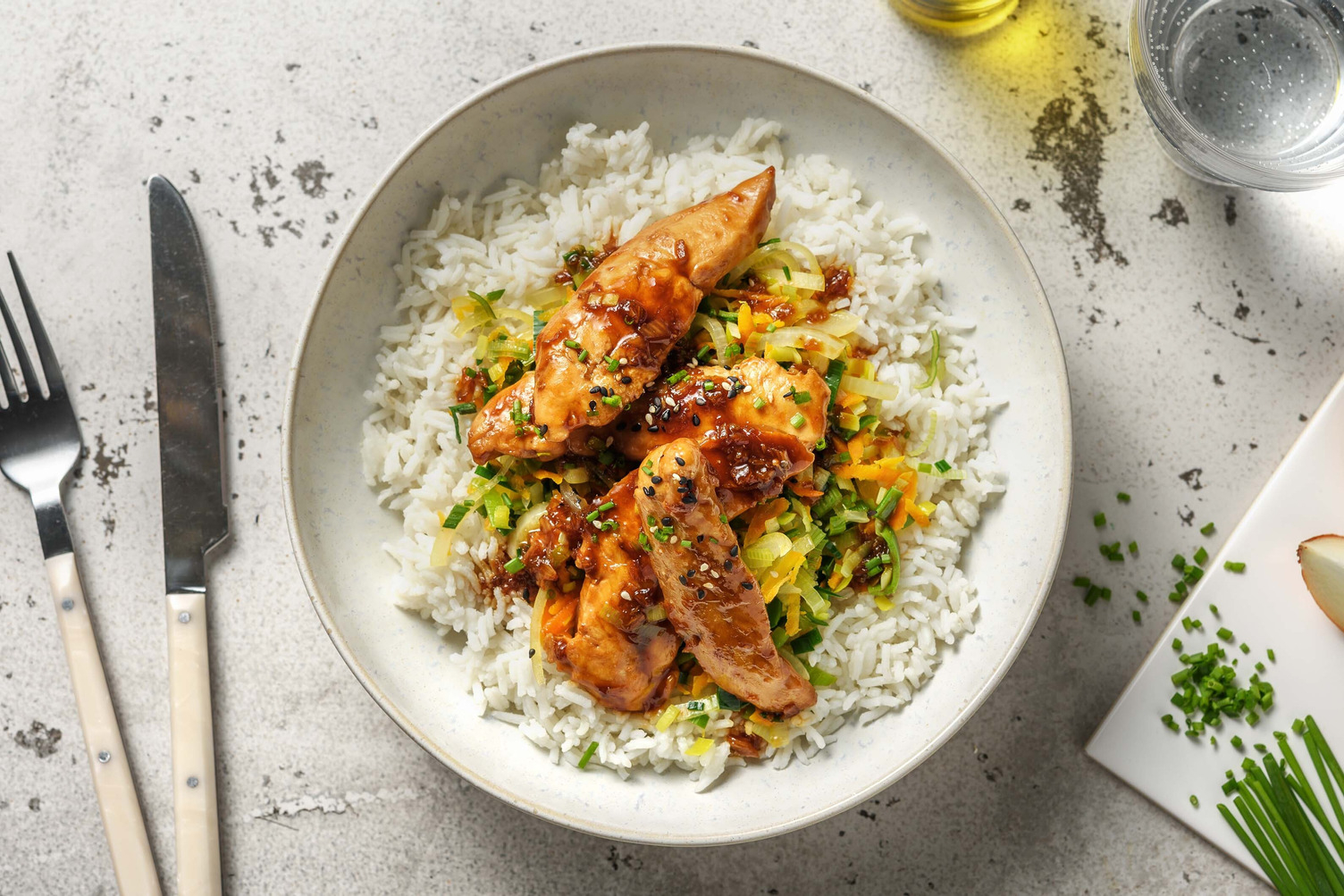 Canette façon teriyaki